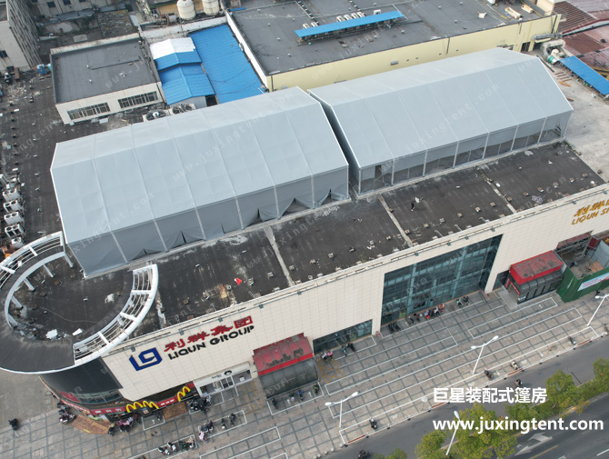 揚(yáng)州樓頂體育篷房 籃球、羽毛球篷房場(chǎng)館