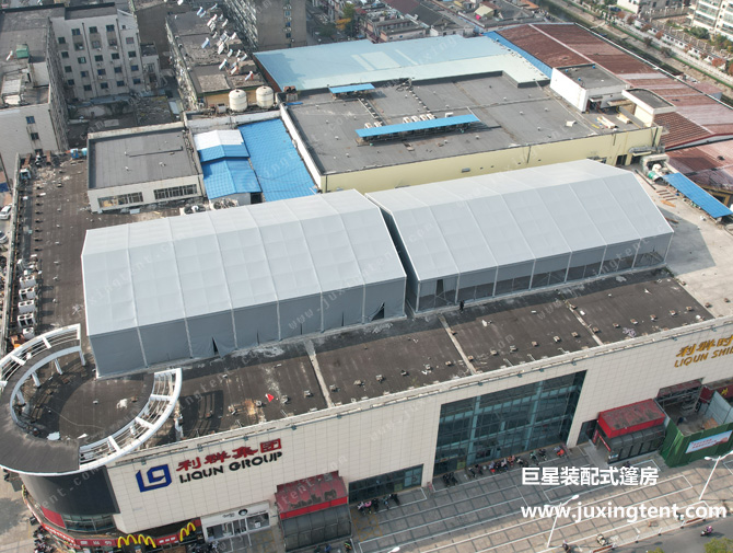 揚(yáng)州樓頂體育篷房 籃球、羽毛球篷房場(chǎng)館